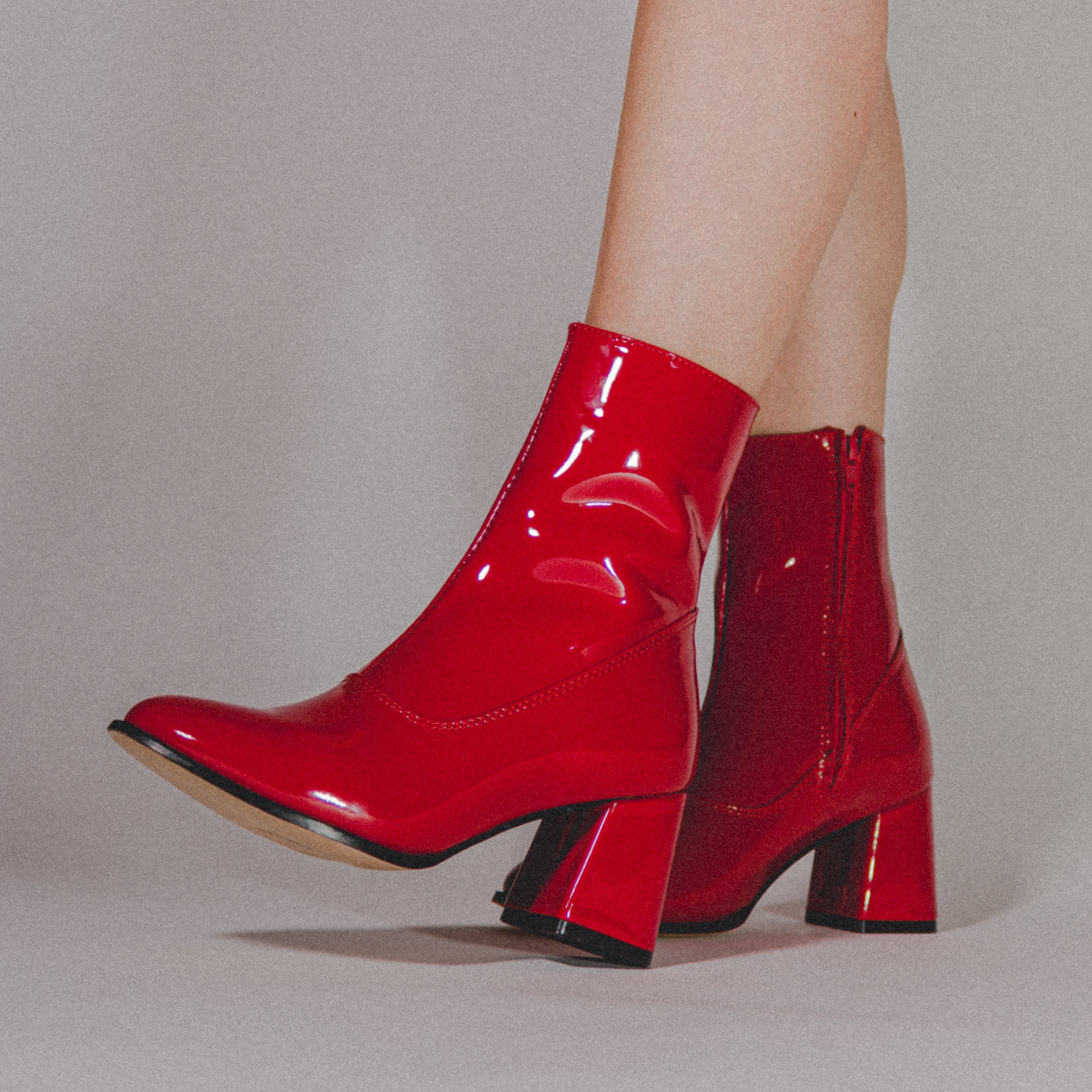 Unas Botas Botas Rojas De Charol Para Mujer Botas Altas Hasta La Rodilla  Pleaser Seduce-2000 Para Mujer